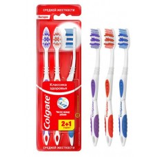 Зубная щетка многофункциональная Colgate Классика здоровья, средней жесткости (kastd) в магазинах Ашан