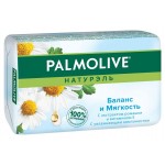 Туалетное мыло Palmolive Натурэль Баланс и Мягкость с экстрактом ромашки и витамином Е, 90 г (kastd)