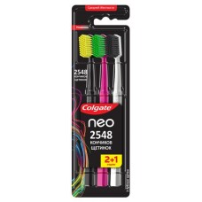Зубная щетка Colgate Neo, средней жесткости, промо упаковка 2+1 (kastd) в магазинах Ашан