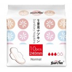 Прокладки гигиенические YOURSUN Normal с крылышками 3 капели 24 см, 10 шт (kastd)