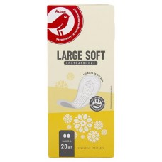 Прокладки женские гигиенические АШАН Красная птица удлиненные Large Soft, 20 шт (kastd) в магазинах Ашан