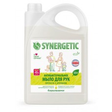 Жидкое мыло Synergetic антибактериальное мелисса и ромашка, 3,5 л (kastd) в магазинах Ашан