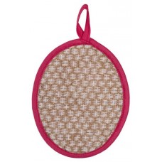 Мочалка для тела Eva Ladies овальная крапива хлопок, 16х12 см (kastd) в магазинах Ашан