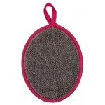 Мочалка для тела Eva Ladies овальная лён, 16х12 см (kastd)