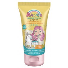 Зубная паста детская Алиса Банановый милкшейк от 3 до 6 лет, 65 г (kastd) в магазинах Ашан