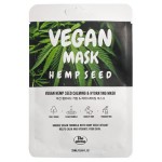 Маска для лица The nicess Vegan с маслом конопли тканевая, 25 мл (kastd)
