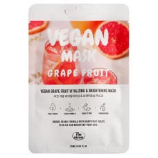 Маска для лица The nicess Vegan осветление и питание с грейпфрутом тканевая, 25 мл (kastd) в магазинах Ашан