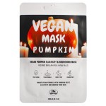 Маска для лица The nicess Vegan эластичнисть с тыквой тканевая, 25 мл (kastd)