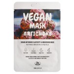 Маска для лица The nicess Vegan упругость и питание с артишоком тканевая, 25 мл (kastd)
