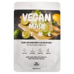 Маска для лица The nicess Vegan с лаймом тканевая, 25 мл (kastd)