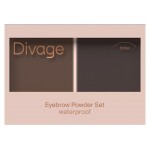 Набор теней для бровей Divage Waterproof Brow Ė 2 (kastd)