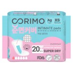 Прокладки женские гигиенические Corimo впитывающие анатомической формы XS - 15,5 сm - ежедневные, 20 шт (kastd)