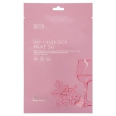 Маска тканевая для лица Tenzero Вино, 25 мл (kastd) в магазинах Ашан