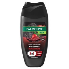 Гель для душа Palmolive Men Очищение и Перезагрузка 3 в 1 для тела волос лица и бороды, 250 мл (kastd) в магазинах Ашан
