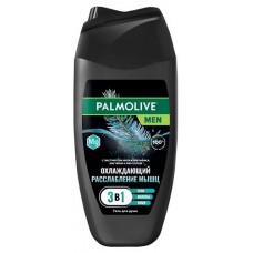 Гель для душа Palmolive Men Охлаждающий Расслабление Мышц 3 в 1 для тела волос лица и бороды, 250 мл (kastd) в магазинах Ашан