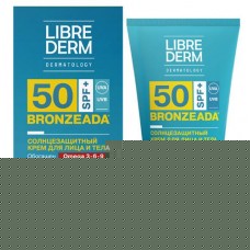 Крем солнцезащитный Librederm Bronzeada SPF50 с Омега 3-6-9 и термальной водой, 150 мл (kastd) в магазинах Ашан