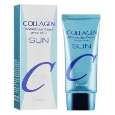 Крем солнцезащитный Enough увлажняющий с коллагеном SPF50+ PA+++, 50 мл (kastd) в магазинах Ашан