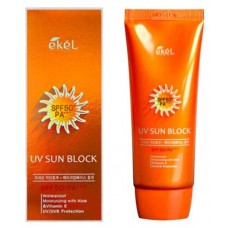 Крем солнцезащитный Ekel с экстрактом алоэ SPF50PA+++, 70 мл (kastd) в магазинах Ашан
