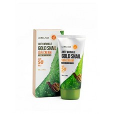 Крем солнцезащитный Lebelage с муцином улитки Anti-Wrinkle Gold Snail Sun Cream SPF50+ PA+++, 70 мл (kastd) в магазинах Ашан