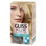 Краска для волос Gliss Kur Уход & Увлажнение стойкая с гиалуроновой кислотой 10-40 Бежевый блонд, 142,5 мл (kastd)