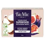 Мыло твердое BioMio Инжир и кокос питающее, 90 г (kastd) Мыло твердое BioMio Инжир и кокос питающее, 90 г (kastd)