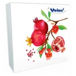 Салфетки бумажные Veiro Гранатовая ветвь 3 слоя, 20 шт (kastd)