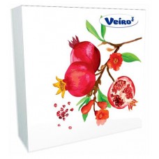 Салфетки бумажные Veiro Гранатовая ветвь 3 слоя, 20 шт (kastd) в магазинах Ашан