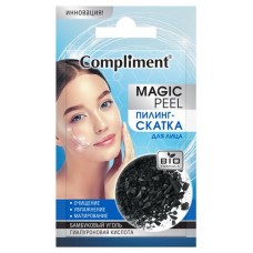 Пилинг-скатка для лица Compliment Magic Peel бамбуковый уголь и гиалуроновая кислота, 7 мл (kastd) в магазинах Ашан
