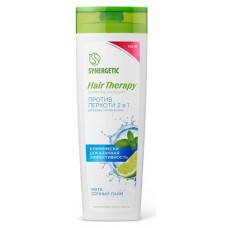 Шампунь-бальзам для волос Synergetic Hair therapy Против перхоти 2 в 1, 400 мл (kastd) в магазинах Ашан