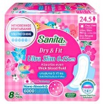 Прокладки гигиенические Sanita Dry&Fit Ultra Slim супервпитывающие ультратонкие 24,5 см, 8 шт (kastd)