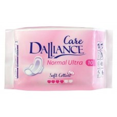 Прокладки гигиенические женские Dalliance Care Normal 4 капли, 10 шт (kastd) в магазинах Ашан