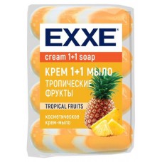 Мыло туалетное Exxe 1+1 Тропические фрукты, 4х75 г (kastd) в магазинах Ашан