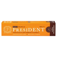 Зубная паста President Daily Propolis, 68 г (kastd) в магазинах Ашан