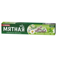 Зубная паста Весна мятная лечебные травы, 90 г (kastd) в магазинах Ашан