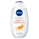 Гель-уход для душа Nivea Крем апельсин, 750 мл (kastd)