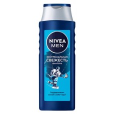 Шампунь для нормальных и жирных волос NIVEA MEN Экстремальная свежесть с ментолом, 400 мл (kastd) в магазинах Ашан