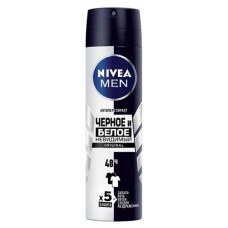 Антиперспирант спрей мужской Nivea Черное и белое, 150 мл (kastd) в магазинах Ашан
