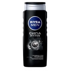 Гель для душа мужской Nivea Men сила угля, 500 мл (kastd) в магазинах Ашан
