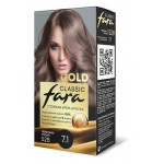 Крем-краска для волос Fara Classic Gold 528 Пепельно-русый 7.1, 156 г (kastd)