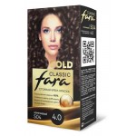 Крем-краска для волос Fara Classic Gold 504 Коричневый 4.0, 156 г (kastd)