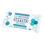 Салфетки влажные Senso антибактериальные, 15 шт (kastd)
