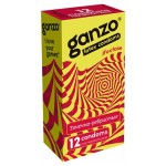 Презервативы Ganzo Extase Точечно-ребристые, 12 шт (kastd)
