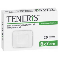 Пластырь Teneris фиксирующий 6х7 см., 10 шт (kastd) в магазинах Ашан