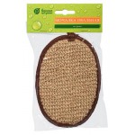 Мочалка Банные штучки овальная с хлопком, 1 шт (kastd)