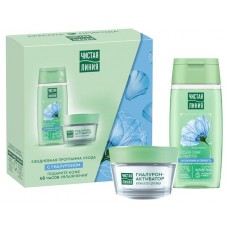 Подарочный набор Чистая линия, Крем-бустер 46 мл + лосьон-тоник с гиалуроном 100 мл (kastd) в магазинах Ашан