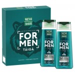 Подарочный набор Чистая линия For men тайга шампунь-кондиционер-гель для душа 3 в 1  для мужчин, 2х250 мл (kastd)