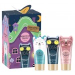 Подарочный набор Бархатные Ручки Увлажняющие кремы для рук основной уход коллекция с ушастыми героями, 3х45 мл (kastd)