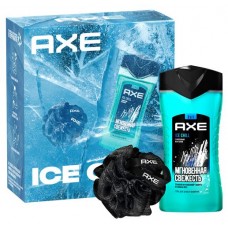 Подарочный набор Axe Ice chill, гель для душа 2в1 250 мл + мочалка (kastd) в магазинах Ашан