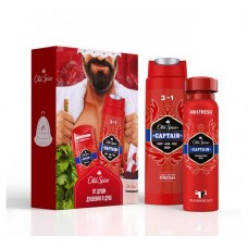 Подарочный набор для мужчин Old Spice Captain, Дезодорант-стик 50 мл + Гель для душа 3в1 250 мл (kastd) в магазинах Ашан