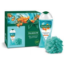 Подарочный набор Palmolive Гиалуроновая Кислота, Гель для душа Palmolive 250 мл+ Мочалка (kastd) в магазинах Ашан